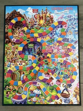 2010 Candy Land World of Sweets Replacement Game Board